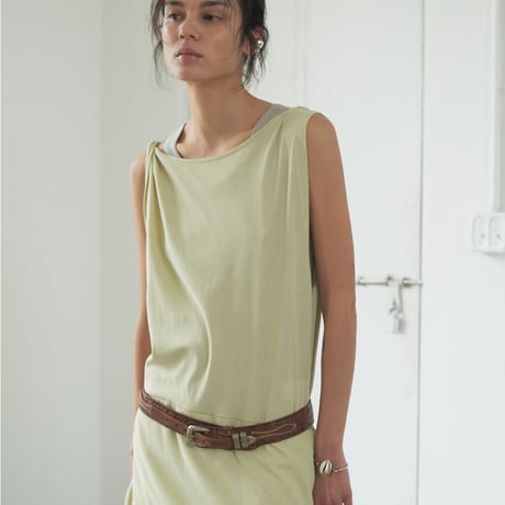 "Verso" Draped two-way mini dress
