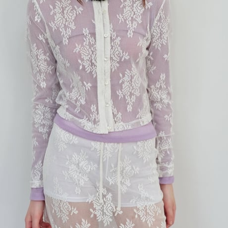 Flolal lace blouse