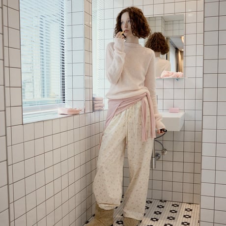 予約販売 Soft pink knit