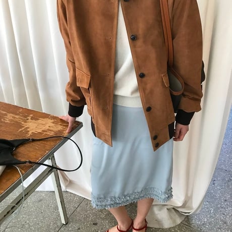 Suede Touch Button-Up Jacket