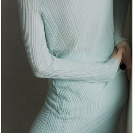 Side Ribbed knitted Top