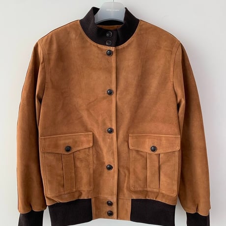 Suede Touch Button-Up Jacket
