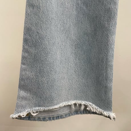 flared denim