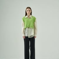knit vintage vest