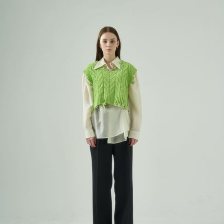 knit vintage vest