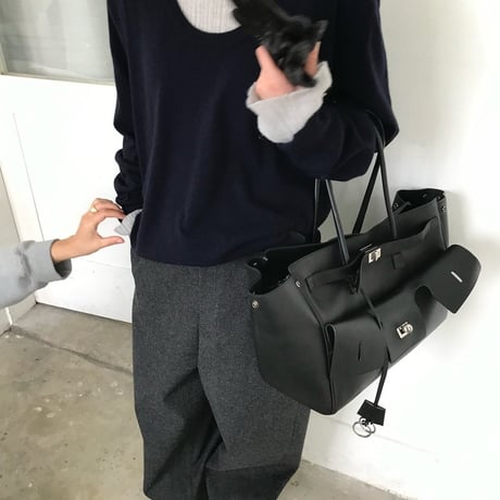 Soft Deep-V Knit Sweater