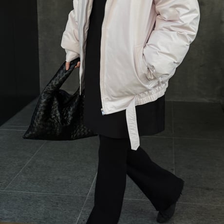 Soft Pink Padded Down Jacket