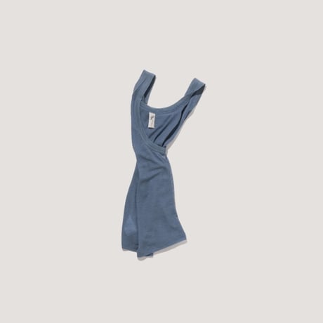 "Verso" Sheer ribbed sleeveless top