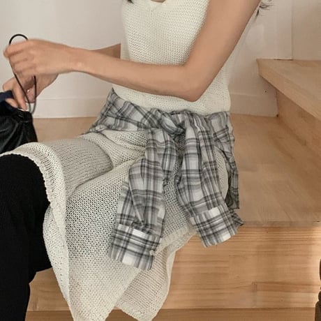 knit slip dress