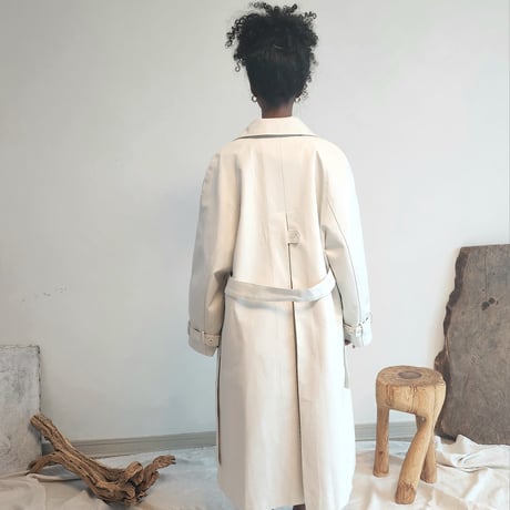 Classic highneck 2way trench coat