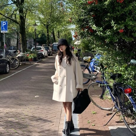 Cashmere Hooded Wool Coat