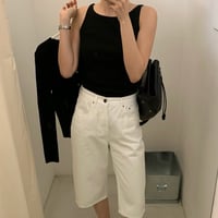 Denim Bermuda Shorts