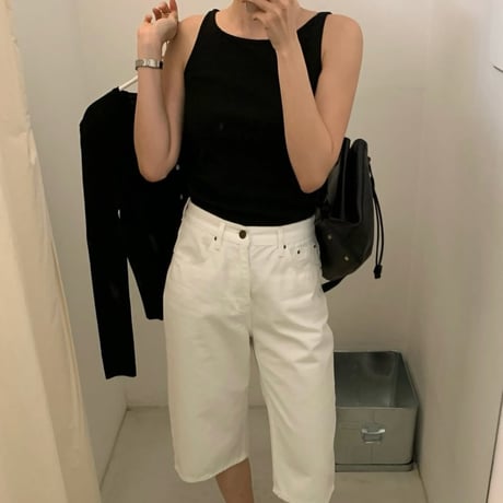 Denim Bermuda Shorts