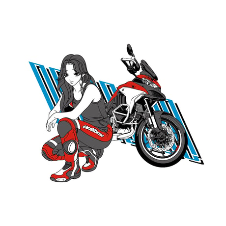 Multistrada × Girl H/S T-Shirt