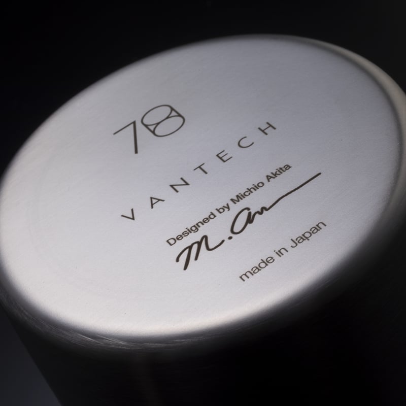 78mm ステンレスタンブラー 【ノーマル 1個入】 | vantech's STORE