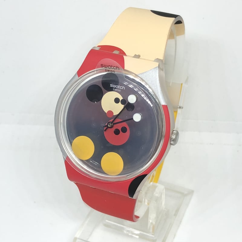 ダミアン・ハーストとのコラボレーション。ミッキー90年記念ウォッチ！ スウォッチ、ミッキーマウス生誕90周年を祝して ダミアン