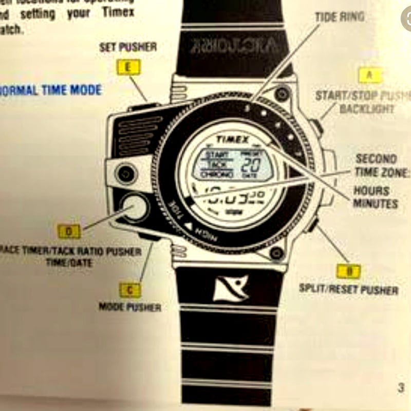 89年 TIMEX デジタルヨットタイマー ビクトリー | Geekwatch