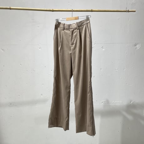 SIDE ZIP FLARED PANT