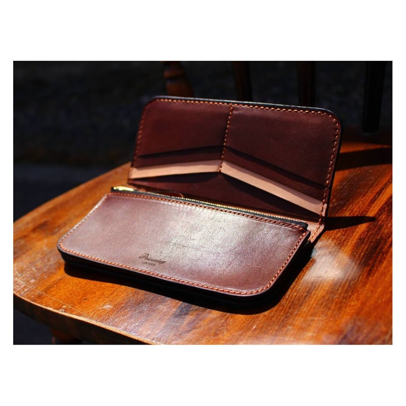 y*e様 【未使用】ORIGINAL LEATHERウォレット ダークブラウン（ オリジナル シャックルウォレット/ダークブラウン インナーデザイン