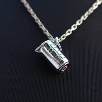"2% Beats" Vintage Oil Cup Pendant - Mods Target Edition