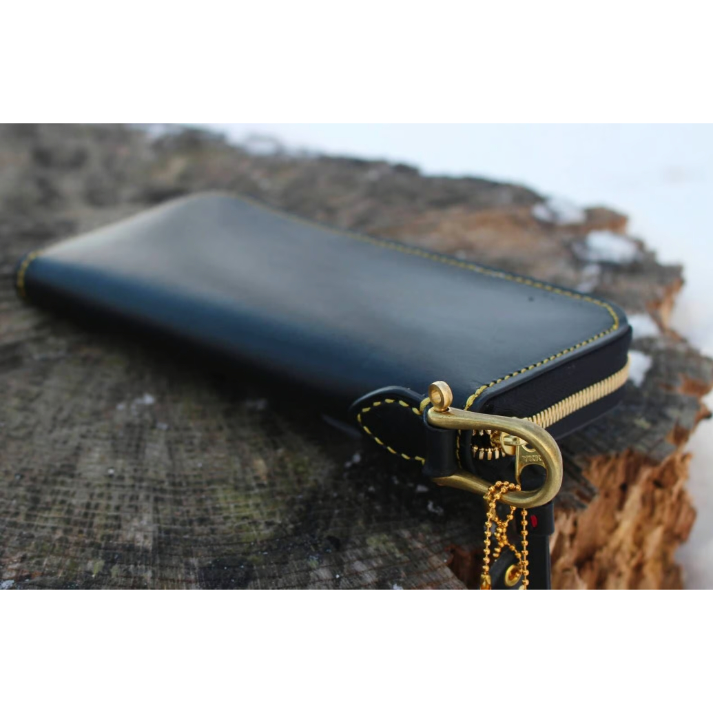 オリジナル シャックル ラウンドジップウォレット/長財布 Leather