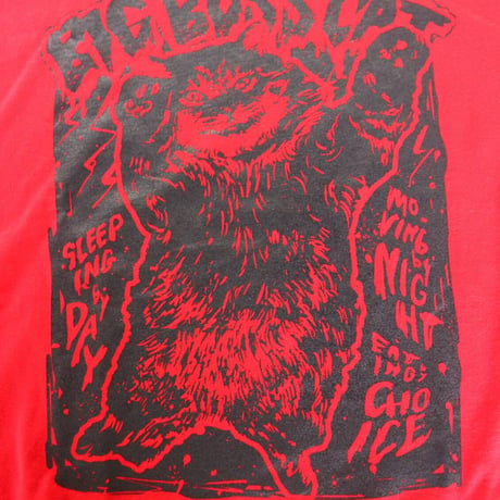 “BIG BOSS CAT” Tシャツ/ホラーショー/ユニセックス/レッド