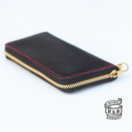 “R&B” オリジナル レザー ウォレット ラウンドジップタイプ  (長財布) Leather Longwallet