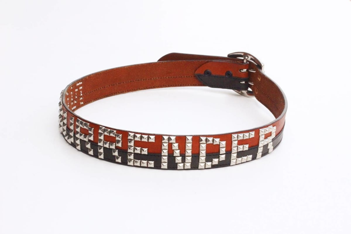 オーダー品　ギャリソンベルト　No.21　ミッスーリ　スタッズ 24SS】THE SHINZONE Garrison BELT ギャリソンベルト レザー