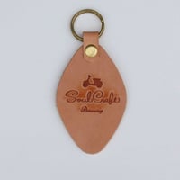 “SOULCRAFT” レザー ホテル キーホルダー /   Leather Hotel Keychein