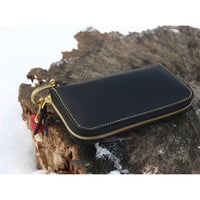 オリジナル シャックル ラウンドジップウォレット/長財布 Leather Longwallet