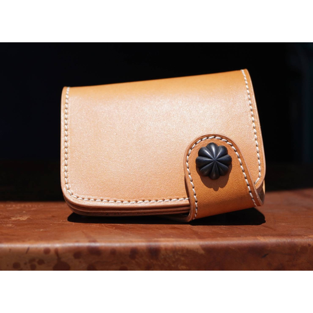 サドルレザー フラップショート ウォレット アポロコンチョ4タイプ