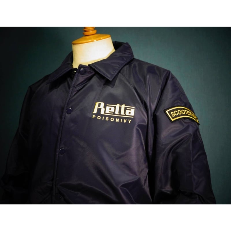 BIG BOSS CAT!!” オリジナル 裏ボア 防寒コーチジャケット /ネイビー