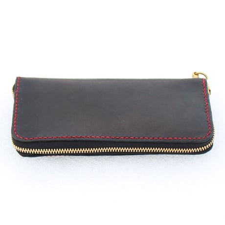 “R&B” オリジナル レザー ウォレット ラウンドジップタイプ  (長財布) Leather Longwallet