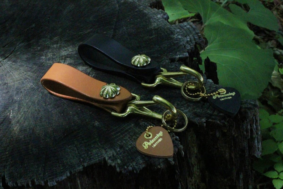 ブラックサドルキーホルダーセット/ニッケルメッキ | Poisonivy's STORE