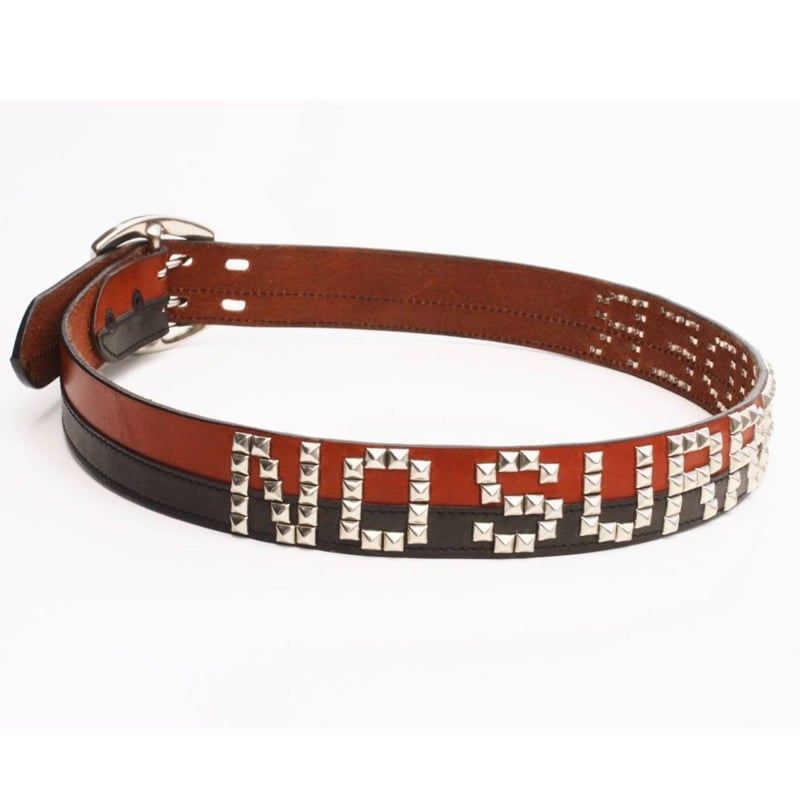 R&B スタッズベルト「NO SURRENDER」※ピラミッド スタッズ文字 R&B スタッズベルト「NO SURRENDER」※ピラミッド スタッズ文字