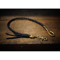 ​"Dead End Skull" Leather Wallet Cord （デッドエンド・スカル レザーウォレットロープ）