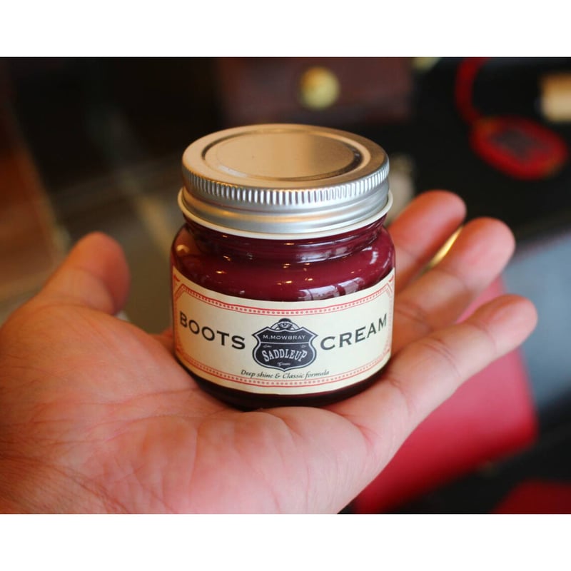 サドルアップ ブーツクリーム / ブラックチェリー / SADDLE UP by M