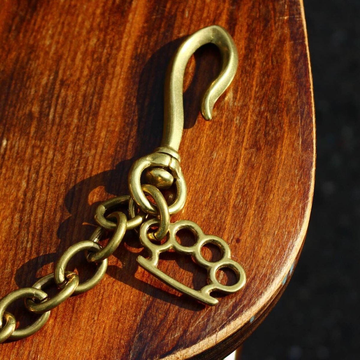 真鍮製“ウォレットチェーン ブラスナックルコンボ” Brass Made 真鍮製“ウォレットチェーン ブラスナックルコンボ” Brass Made