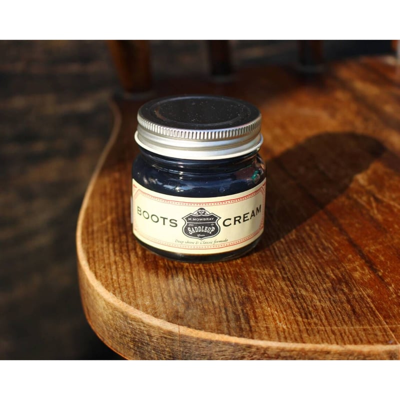 ★melu★④クリーム サドルアップ ブーツクリーム / エンジニアブラック / SADDLE UP by M