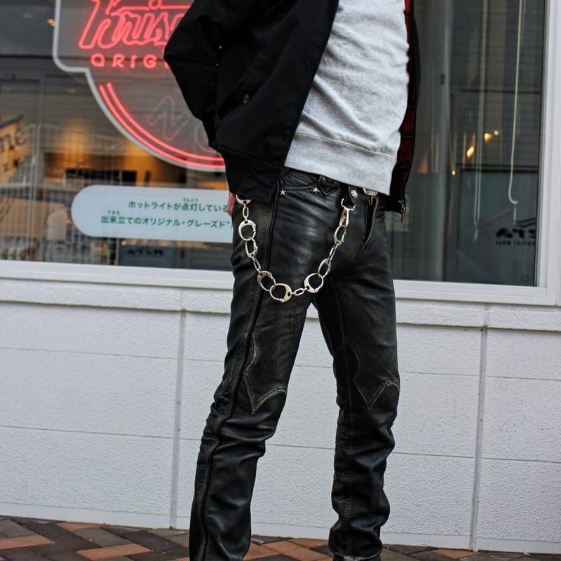 本店タイプ手錠ケース　手錠　定期入れ黒色茶色紐付き4点セット 本店タイプ手錠ケース 手錠 定期入れ黒色茶色紐付き4点セット