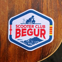 ワッペン  SCOOTER CLUB “BEGUR” / EURインポート  / パッチ #SCOOTERIST #鉄スクーター