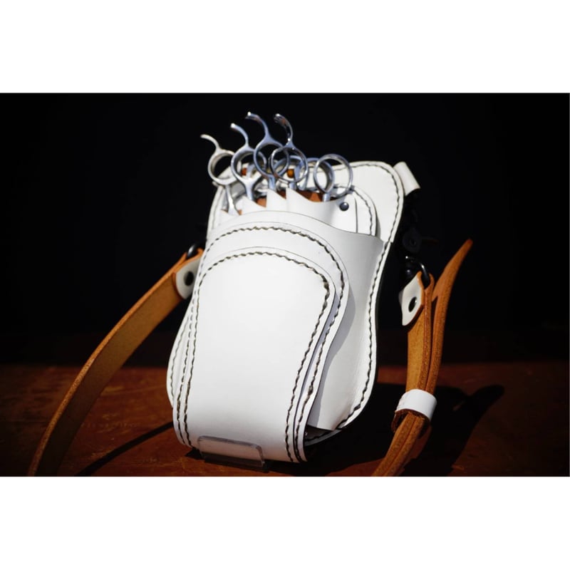 オリジナル レザーシザーケース ラウンディッシュフォルム Original