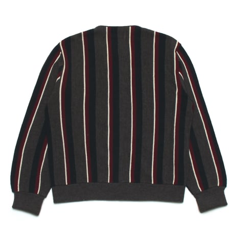 Lacoste / 80's Vintage, Striped Knit Cardigan