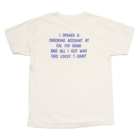 California Federal Bank / CalFed Lousy S/S Tee