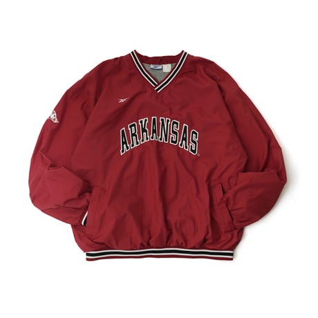 University of Arkansas / Pullover Scout Jacket "Arkansas Razorbacks" (manufactured by reebok))