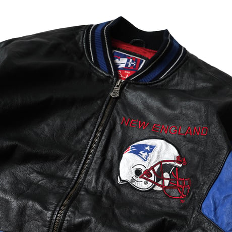 G-Ⅲ Sports by Carl Banks / Leather Varsity Jacket "NFL, New England Patriots"