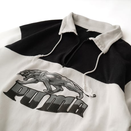 Puma / Vintage Bootleg, Quarter Zip Pullover Sweatshirt