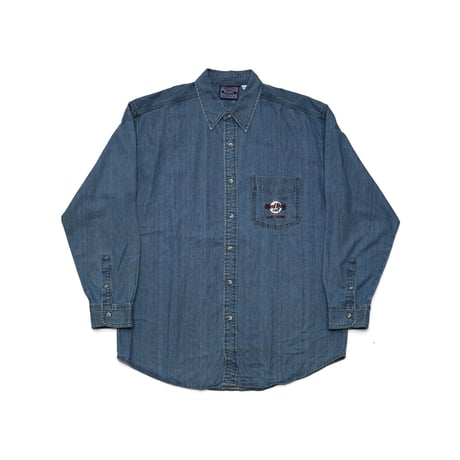 Hard Rock Cafe / Vintage, Denim B.D. L/S Shirt "Hard Rock Hotel & Casino Lake Tahoe"