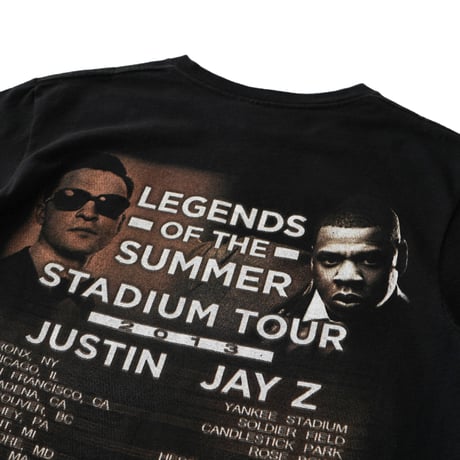 Jay-Z × Justin Timberlake / Legends of the Summer Stadium Tour 2013 S/S Tee