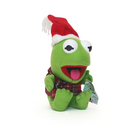 Kermit the Frog / ©1987 McDonald Santa Baby Kermit Plush Toy